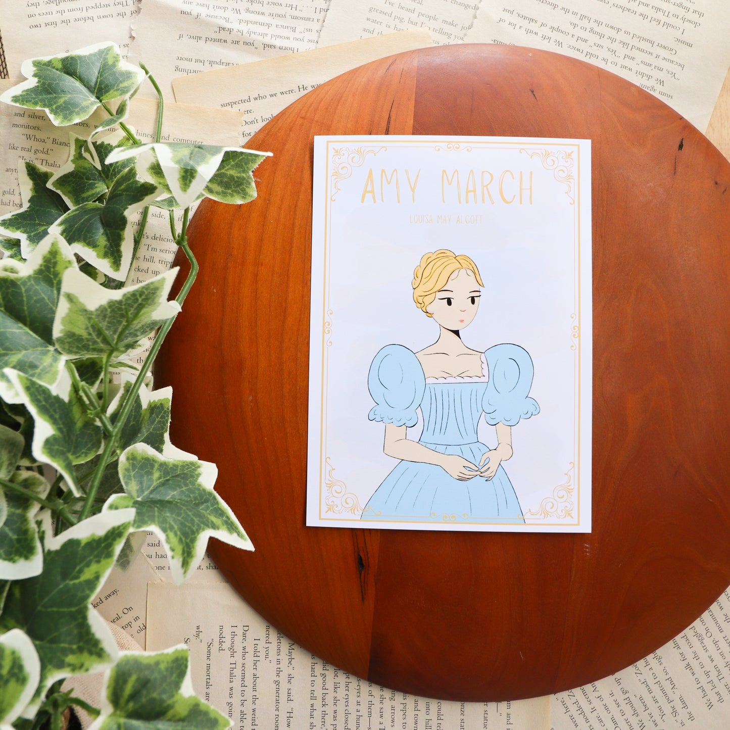 Amy March Portrait Art Print