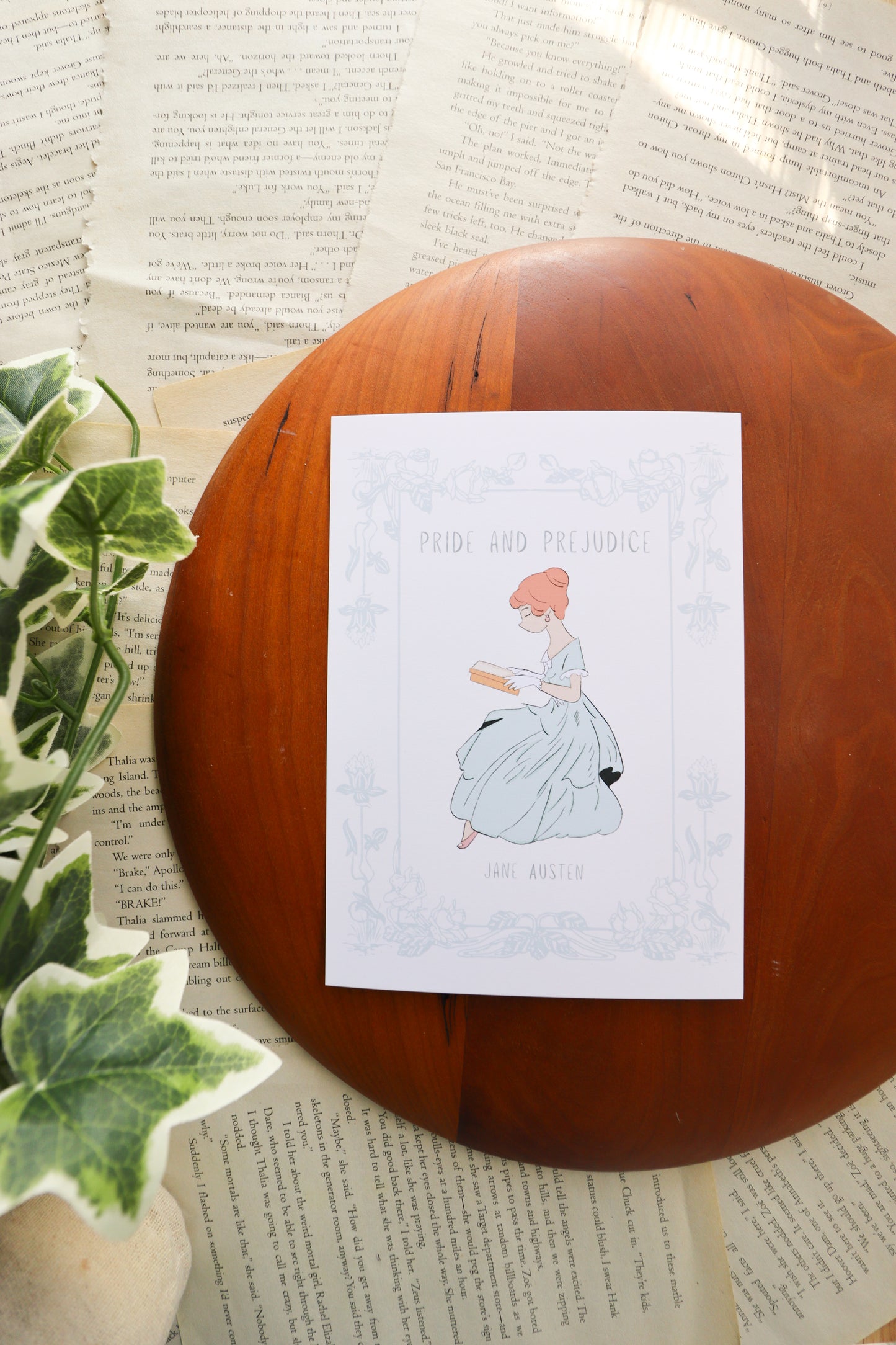 Pride and Prejudice Book Cover Art Print