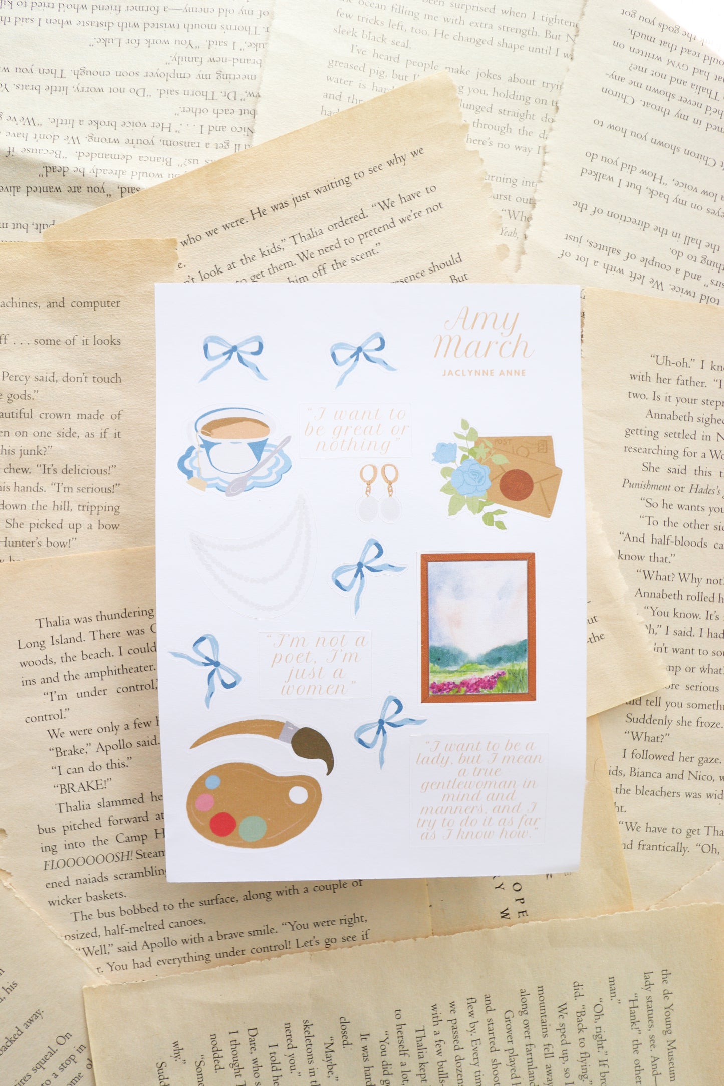 Amy March Sticker Sheet