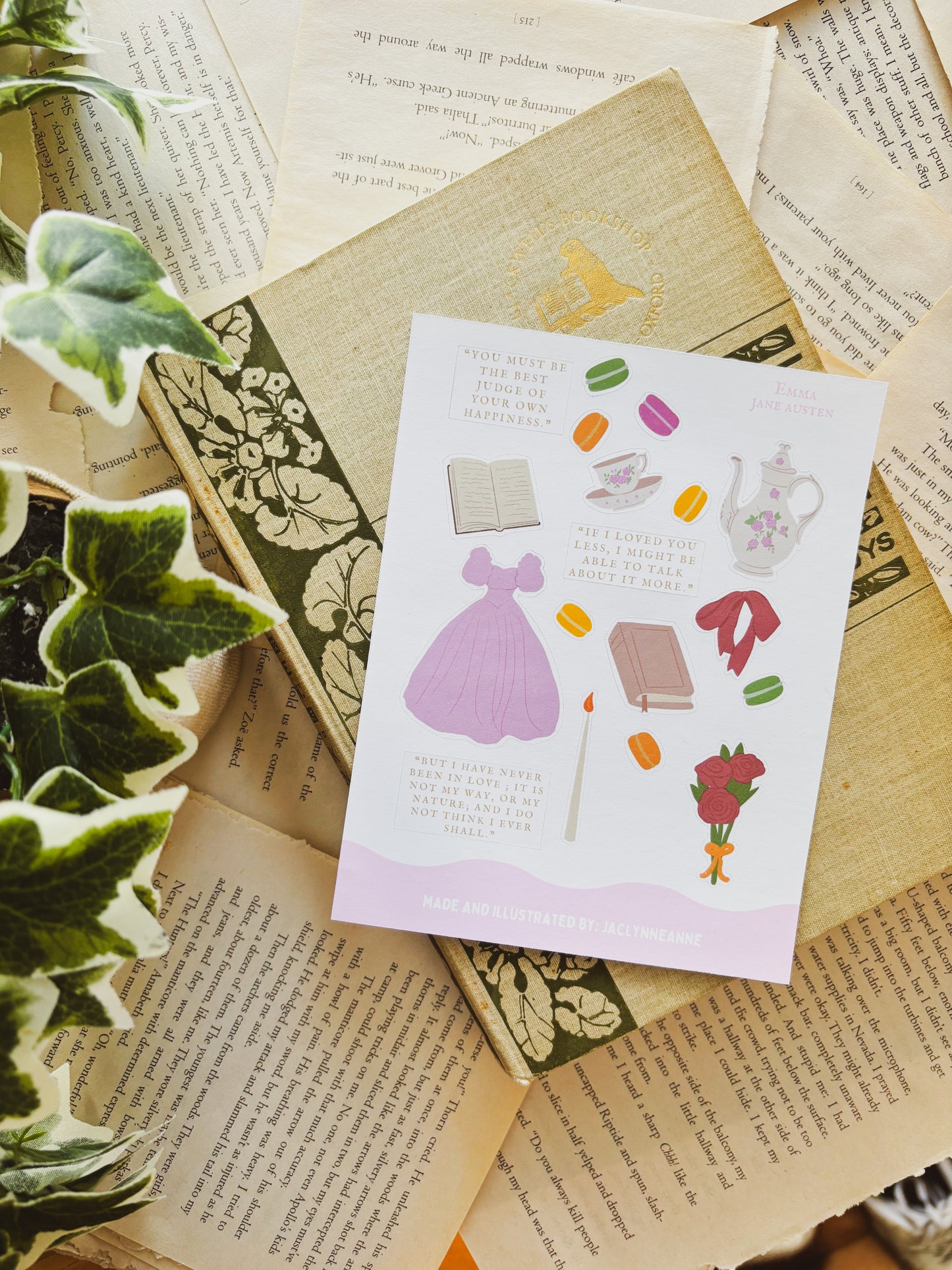 Emma Jane Austen Sticker Sheet