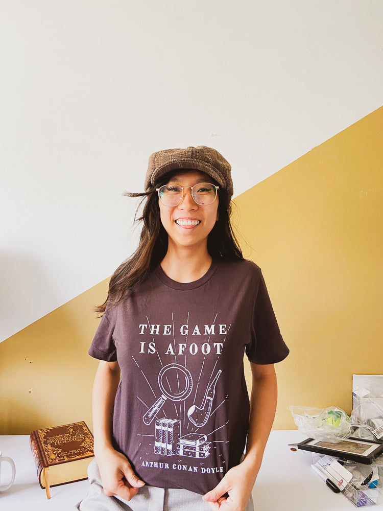 The Game is Afoot Unisex Book Shirt