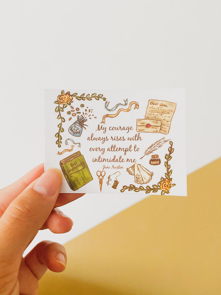 Courage Rising Vinyl Sticker