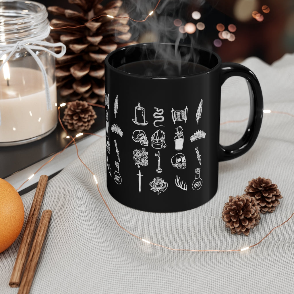 Hamlet and His Tragedies Mug