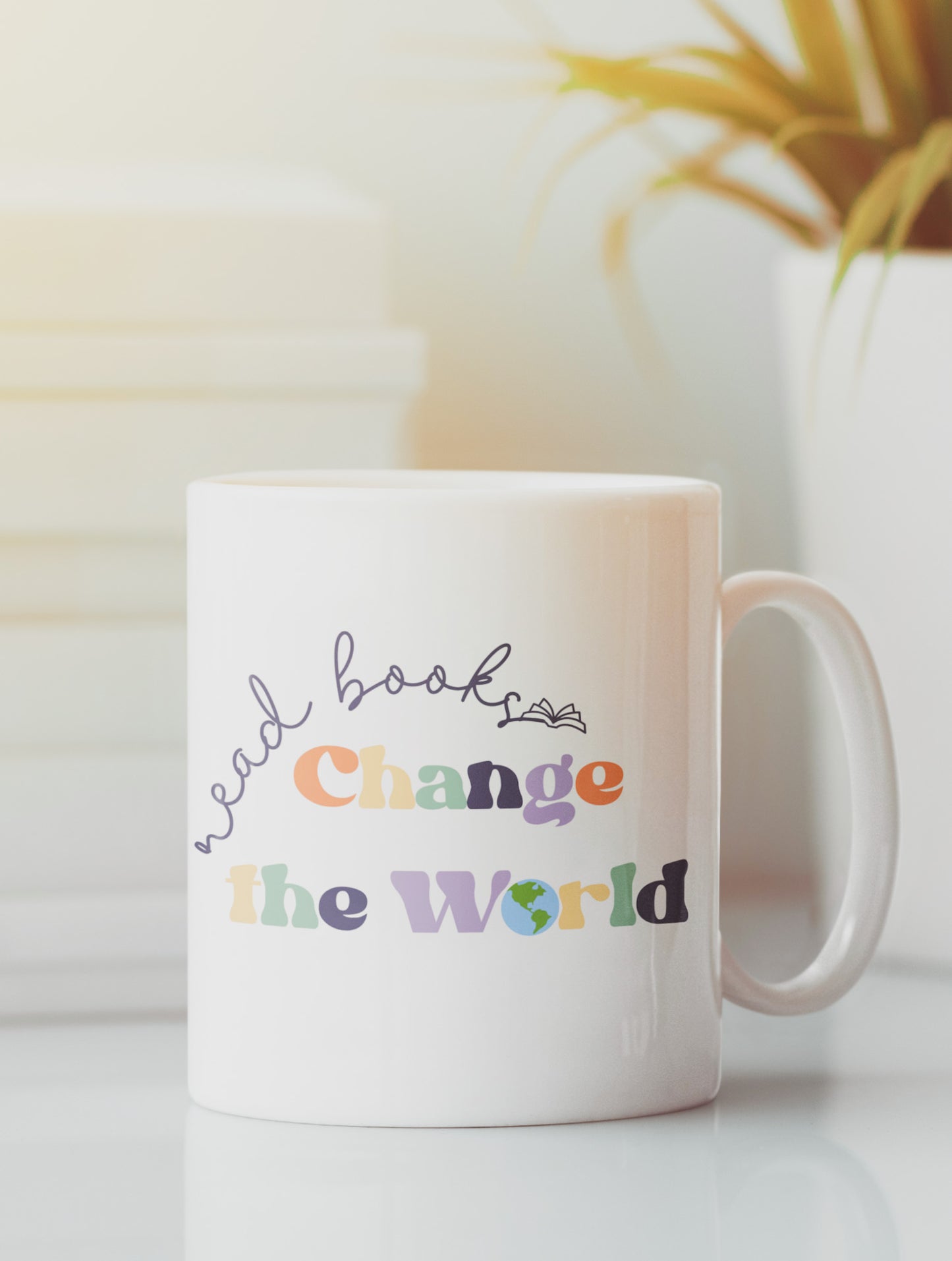 Read Books Change the World Ceramic Mug