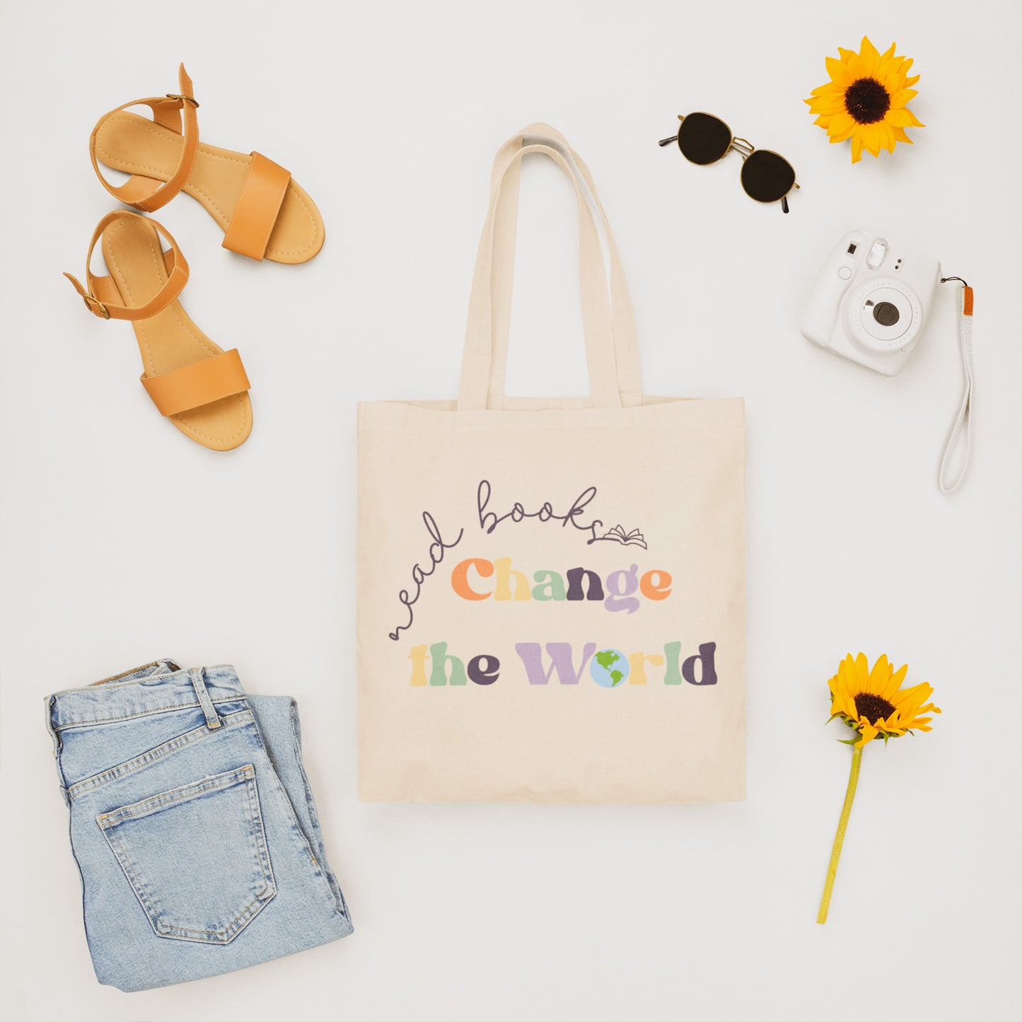Read Books Change the World Tote Bag