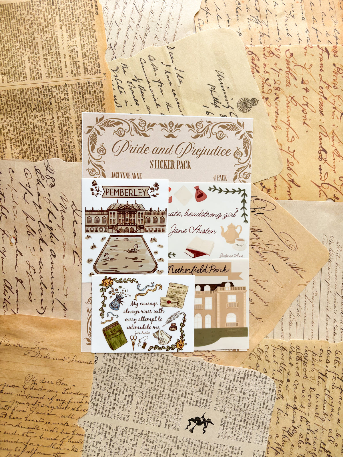 Pride and Prejudice Sticker Pack