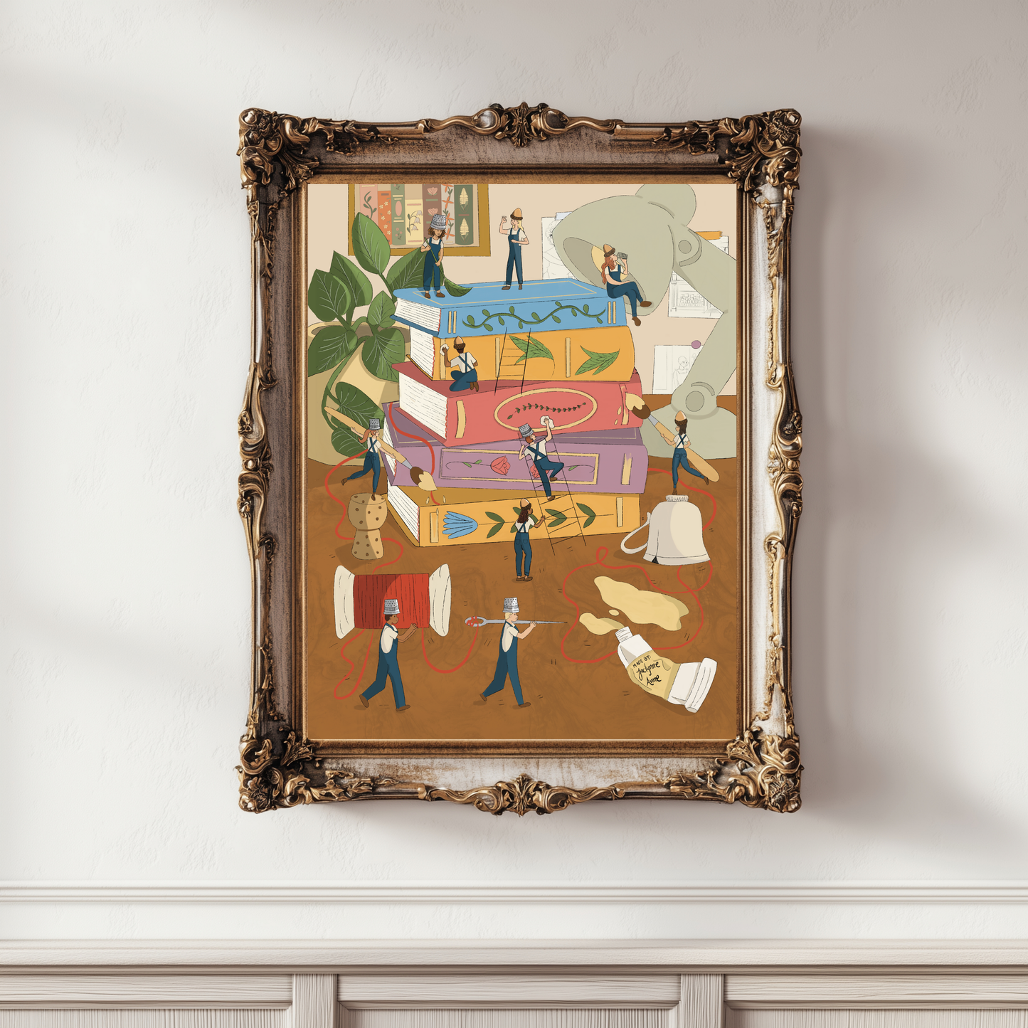 Little Borrowers Art Print