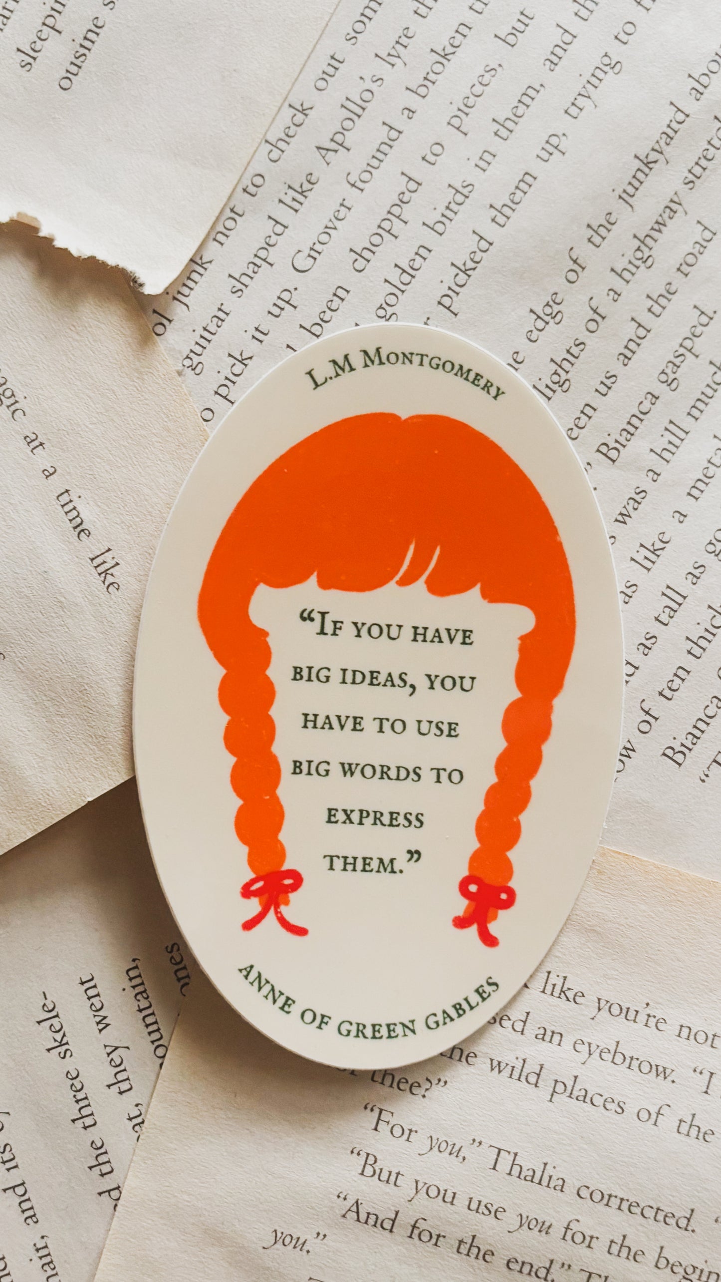 Big Ideas Anne of Green Gables Vinyl Sticker