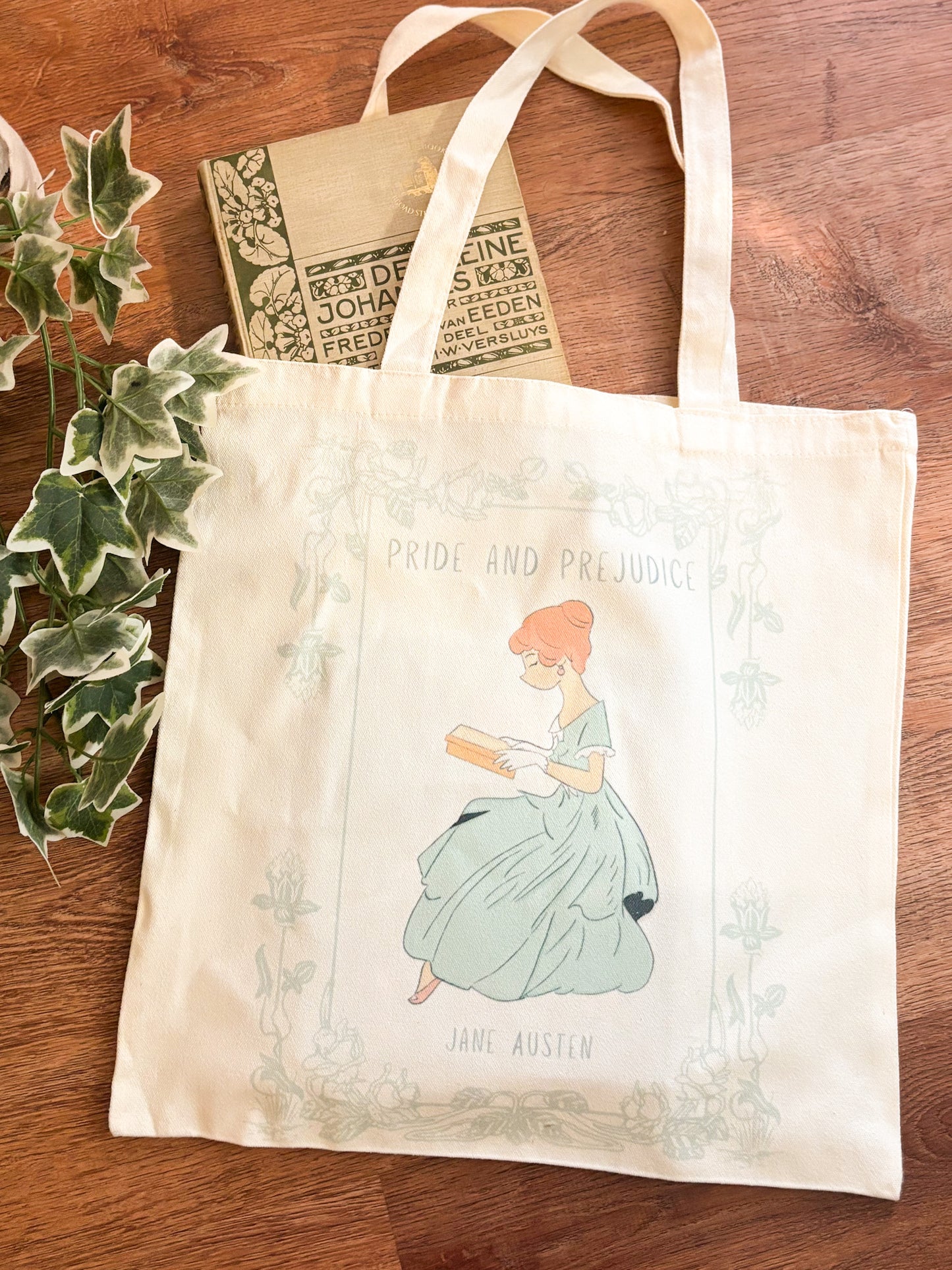 Pride and Prejudice Canvas Totebag
