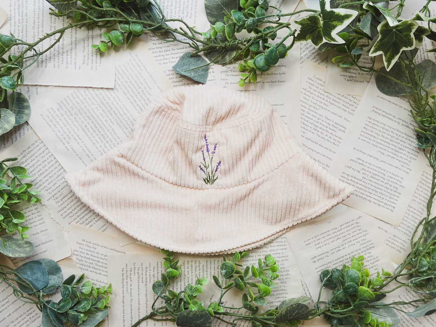 Lavender Corduroy Bucket Hat