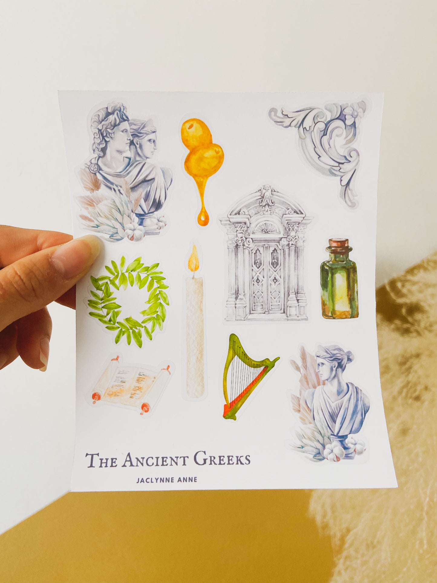 The Ancient Greeks Sticker Sheet