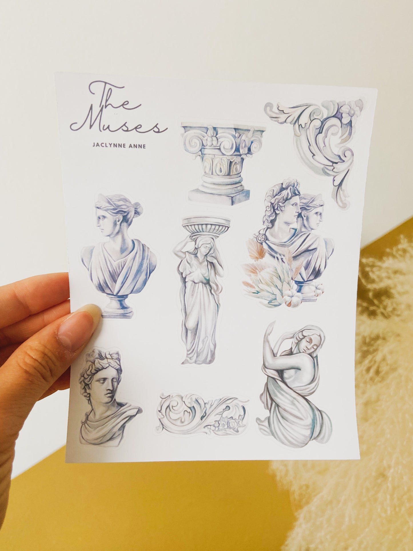 The Muses Sticker Sheet