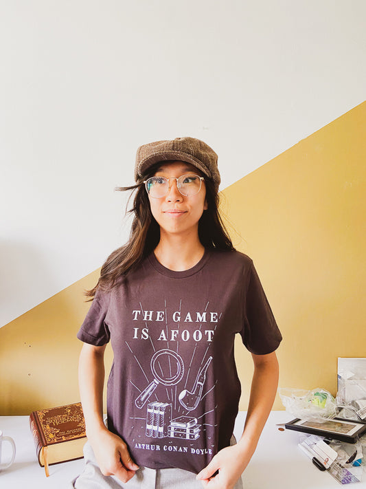 The Game is Afoot Unisex Book Shirt