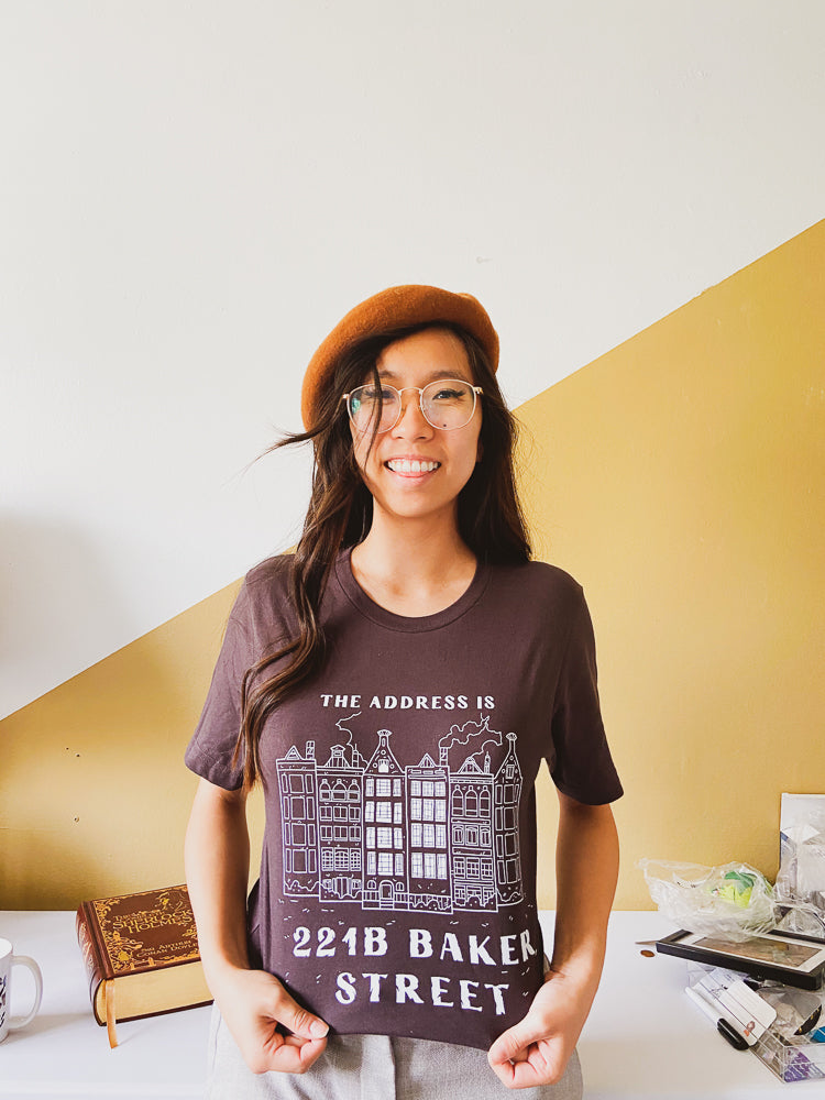 221B Baker Street Unisex Book Shirt