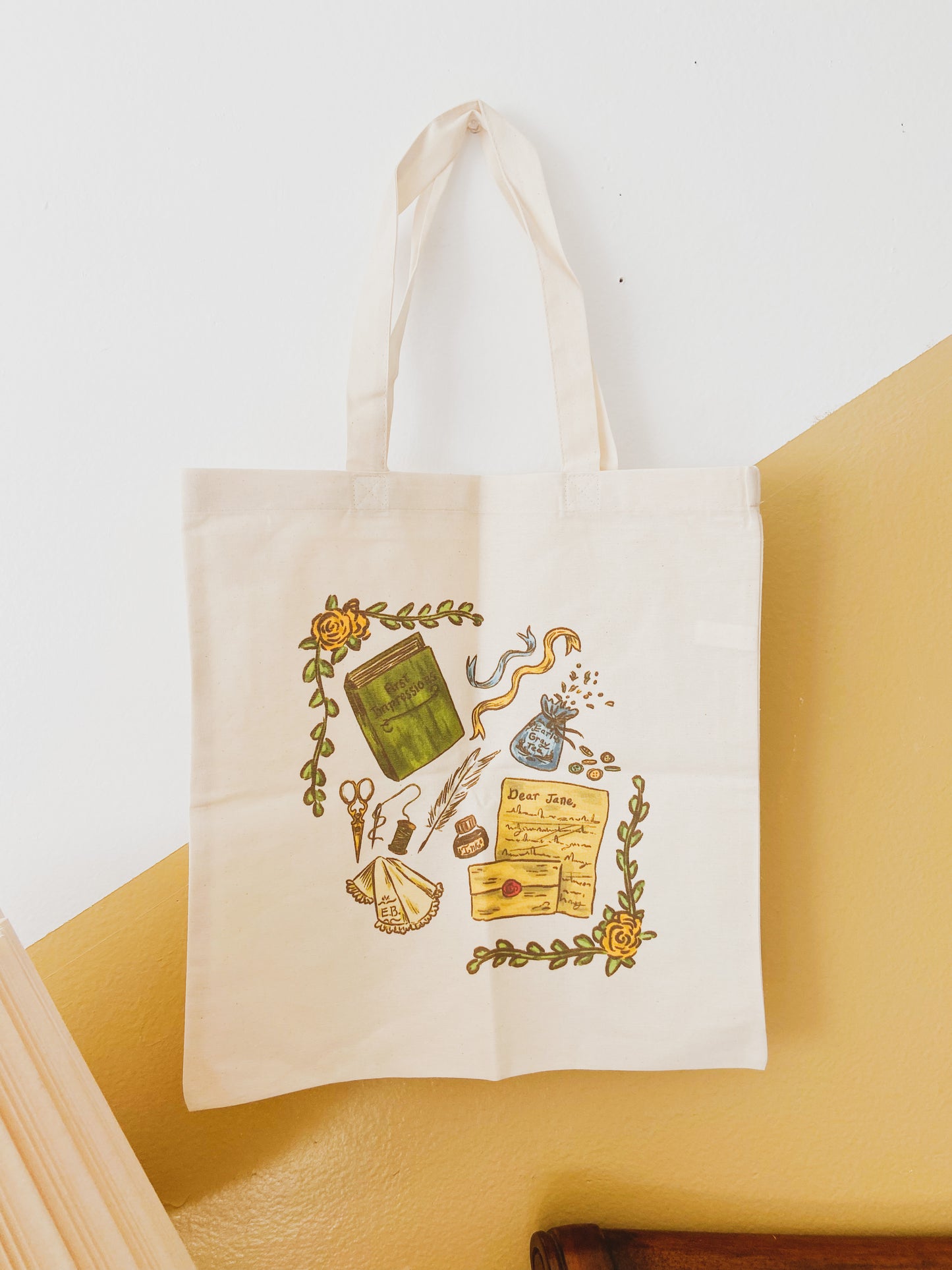 Lizzie’s Writing Desk Canvas Totebag