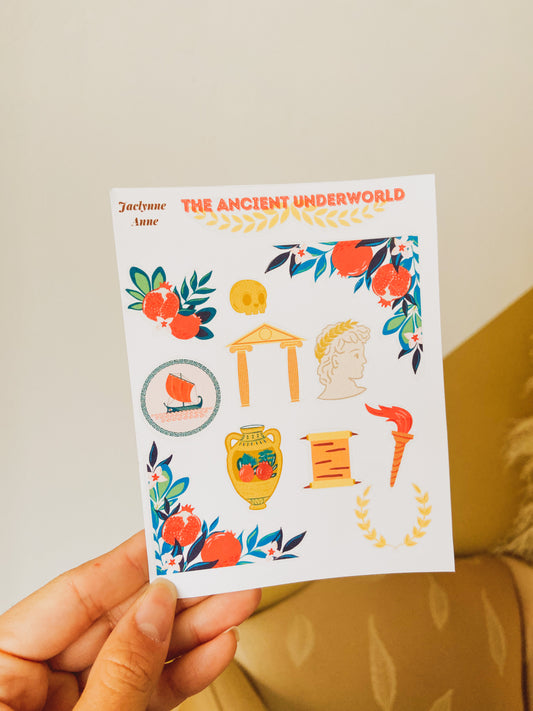 The Ancient Underworld Sticker Sheet