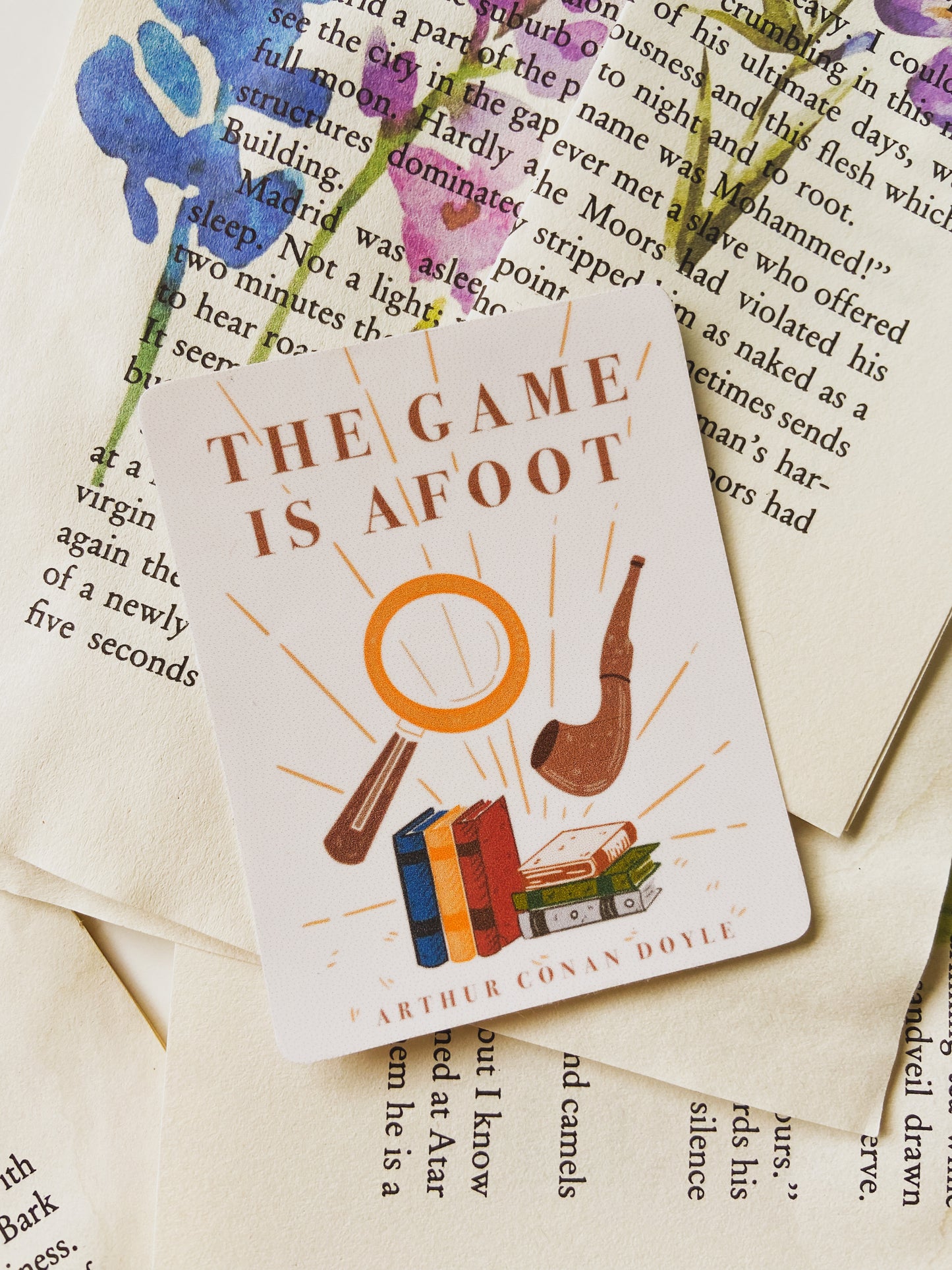 The Game is Afoot Vinyl Sticker